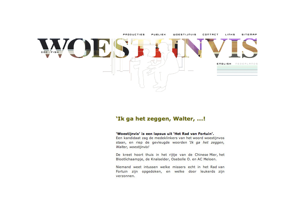 webdesign BALLYHOO Leen de Smedt - WOESTIJNVIS website