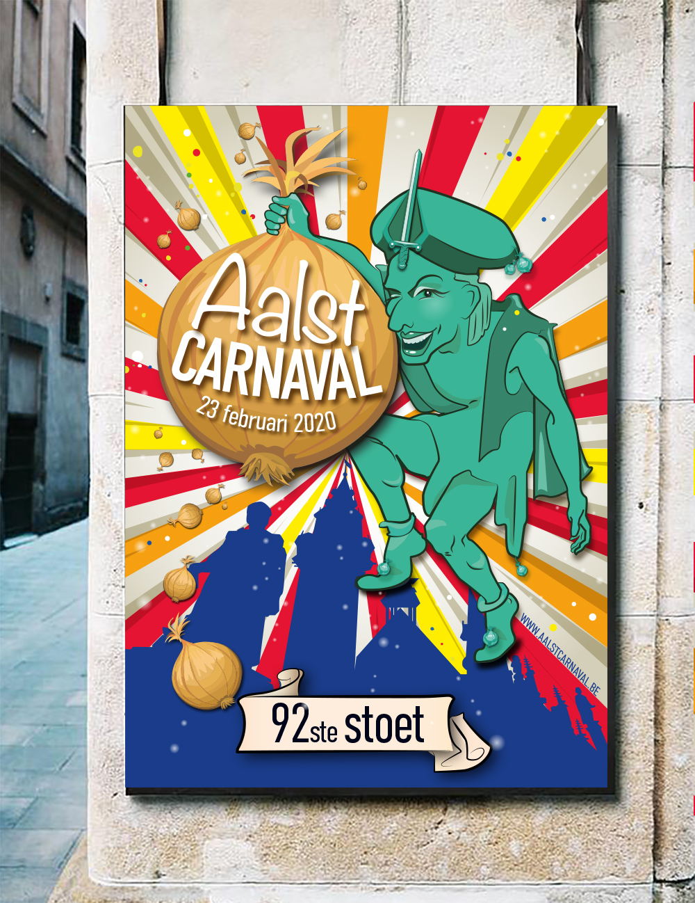 Poster design A1 Carnaval Aalst 2020